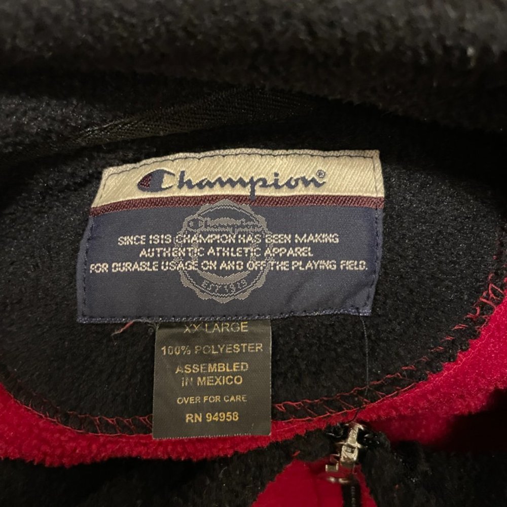 Vintage CHAMPION Fleece Zip Up Vest - Picture 2 of 4